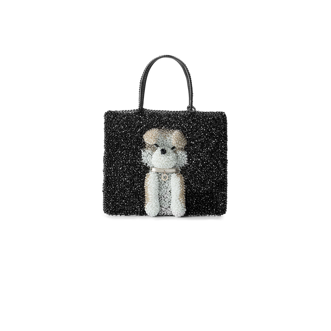 ANTEPRIMA_WIREBAG_ANIMALE_SHIBA_INU_PB19F090AB_Tote_Bag_black_front