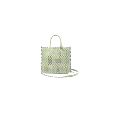 ANTEPRIMA_WIREBAG_INTRECCIO_TARTAN_PB24SGZ0HJ_Crossbody_Bag_silver-gray-green-mint-green