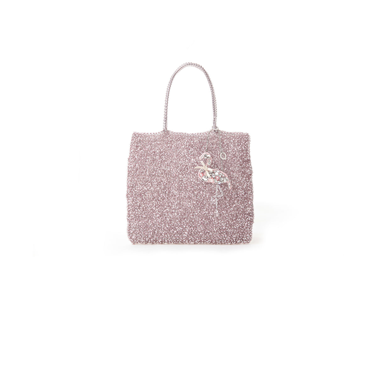 ANTEPRIMA_WIREBAG_LUMINOSA_PA15SC5184_Bag_Charm_Flamingo_rose-pink_on_bag